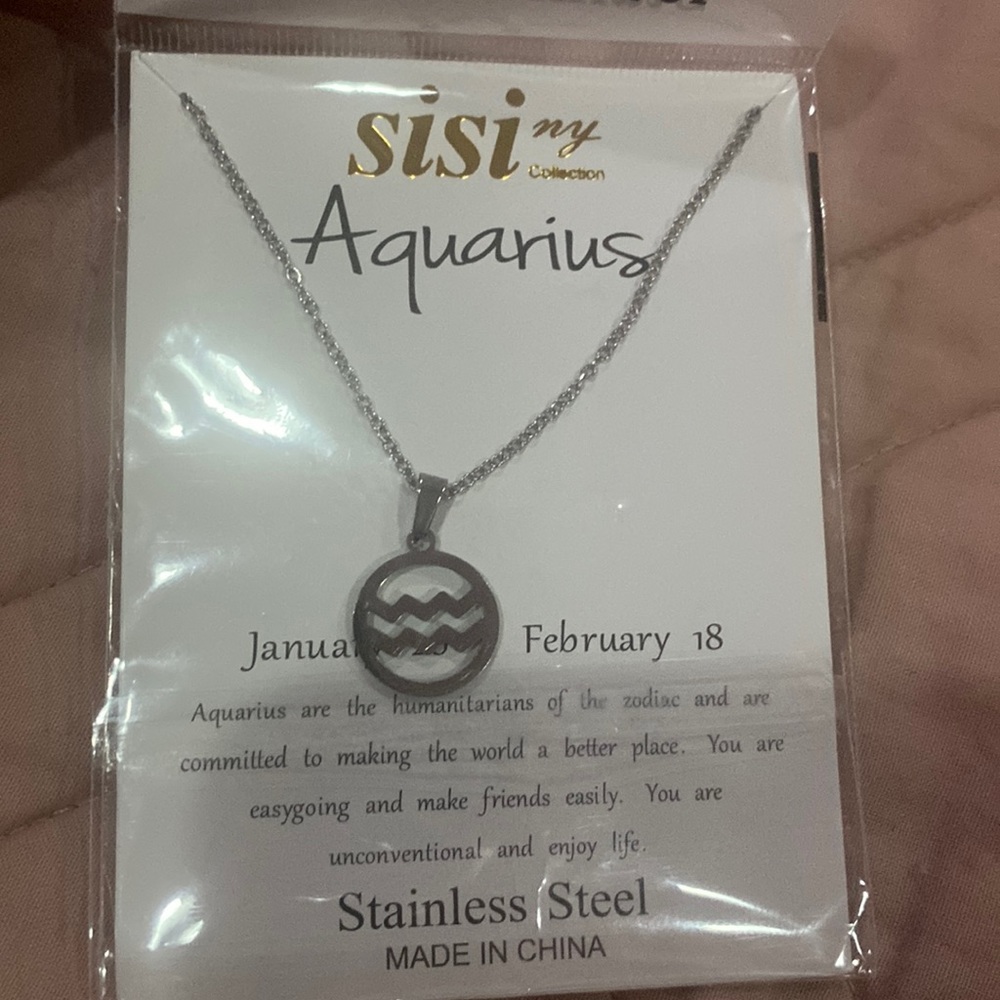 Aquarius ♒️ necklace